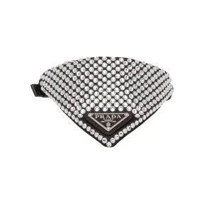 普拉达/Prada 仿水晶镶嵌缎面宠物项圈 2YC011-2AWL-F0T7O