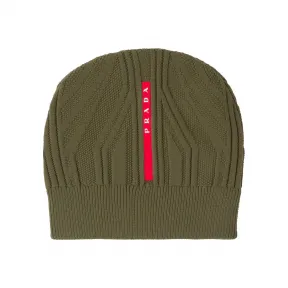 普拉达/Prada 针织毛线帽 SMB371-1WPZ-F0161