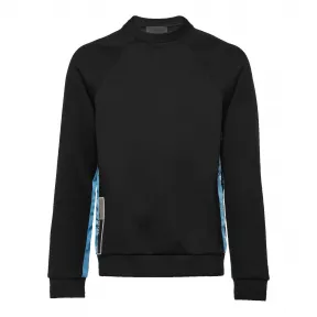 普拉达/Prada 黑色/浅蓝色  运动衫 UJL002 1Q1S F014B