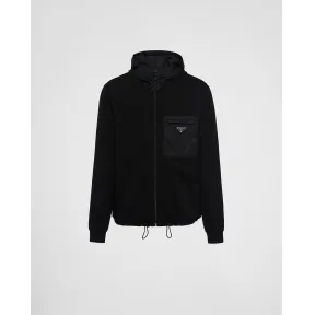 普拉达/Prada 棉质和尼龙帽衫 UJL150-1YED-F0002