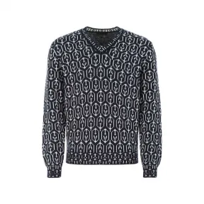 普拉达/Prada 卡其色 三角徽标拼色羊毛羊绒毛线帽 27449S212IZZF-F0Q24