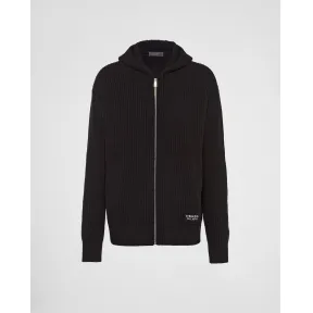 普拉达/Prada 羊毛和羊绒针织帽衫 UMG108-1Z9E-F0002-S-221