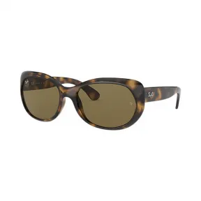 Ray-Ban 雷朋 RB4325F 玳瑁色 - 尼龙 - 深棕色 镜片 - 0RB4325F710/7359