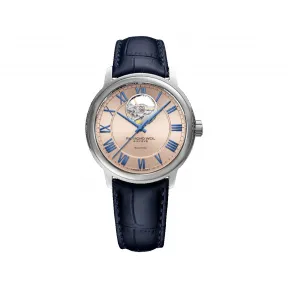 雷蒙威/Raymond Weil 男士镂空蓝色皮带腕表 - 经典大师系列 40 MM 自动机械机芯 2227-STC-00808