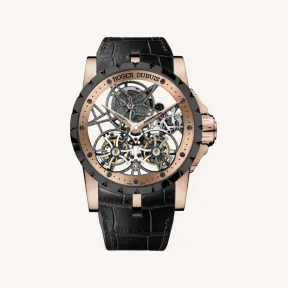 罗杰杜彼/RogerDubuis Excalibur 系列 42 MM 玫瑰金 手动机械机芯 男表 RDDBEX0217