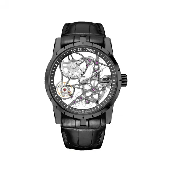 罗杰杜彼/RogerDubuis EXCALIBUR王者系列 Black DLC Titanium 42MM RDDBEX0473