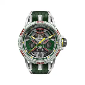 罗杰杜彼/RogerDubuis 王者竞速系列 45MM 白色MCF（矿物复合纤维材质） RDDBEX1006
