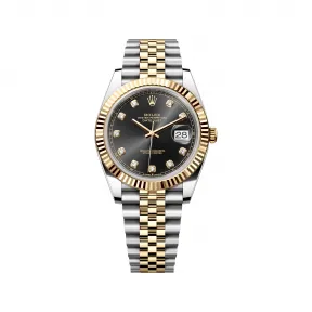 劳力士/Rolex 日志型 41 MM 黄金及蚝式钢 藉恒动摆陀双向自动上链 男表 M126333-0006