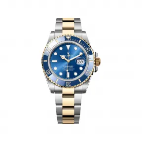 劳力士/Rolex 潜航者型 41 MM 黄金及蚝式钢 藉恒动摆陀双向自动上链 男表 M126613lb-0002