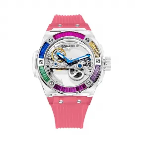 罗米/Ronald Mille  43mm 全自动定制机械机芯 男表 R6201W-C-P