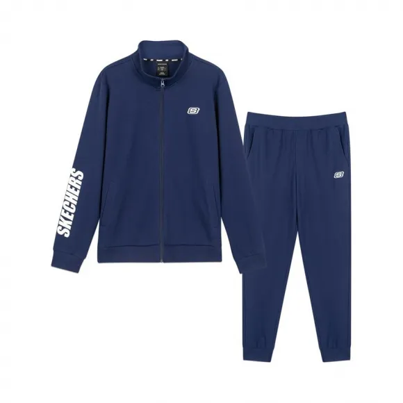 斯凯奇/Skechers 中世纪蓝 SUIT 男子套装 L420M196-007D
