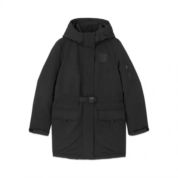 斯凯奇/Skechers 碳黑 WOVENDOWNPARKA 女子羽绒服 L420W024-0018