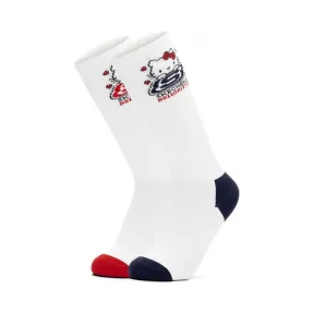 斯凯奇/Skechers 亮白色 CREW SOCK 女子中筒袜 L420W148-0019