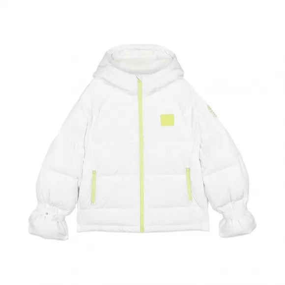 斯凯奇/Skechers 亮白色 WOVENDOWNJACKET 女子羽绒服 L420W261-0019