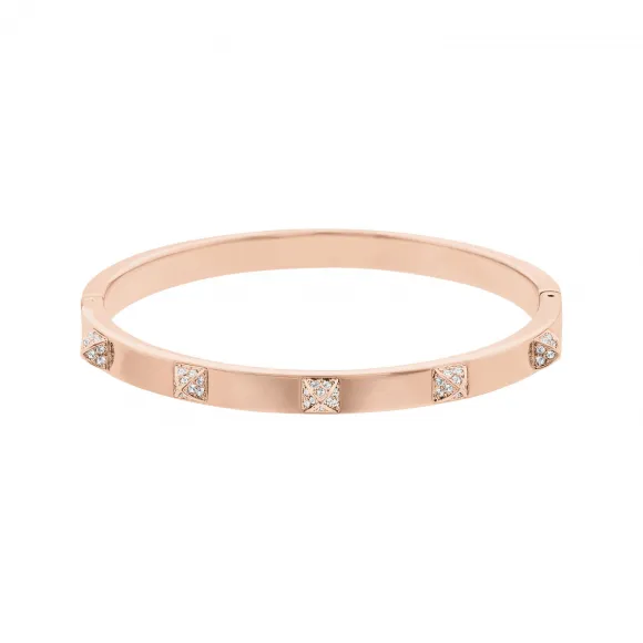 施华洛世奇/Swarovski Tactic 手镯  白色  玫瑰金色调润饰 5098834