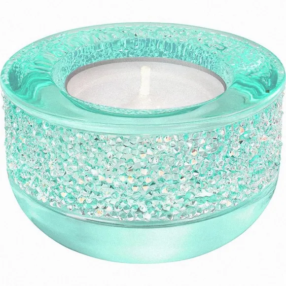 施华洛世奇/Swarovski 烛台 Shimmer烛台, 浅蓝色 5135773