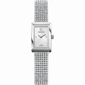施华洛世奇/Swarovski 手表 Memories 腕表, 网布表带, 白色, 银色 5209187