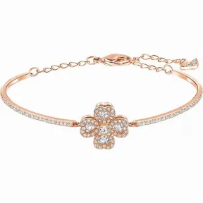 施华洛世奇/Swarovski 手镯 Deary 手镯, 白色, 镀玫瑰金色 5235027