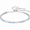 施华洛世奇/Swarovski 手链 Subtle 手链, 蓝色, 镀白金色 5253276