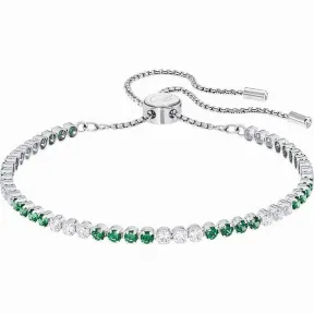 施华洛世奇/Swarovski 手链 Subtle 手链, 绿色, 镀白金色 5274304