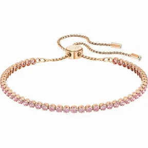 施华洛世奇/Swarovski 手链 Subtle 手链, 粉红色, 镀玫瑰金色 5274312
