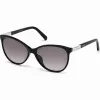 施华洛世奇/Swarovski 太阳眼镜 Swarovski 太阳眼镜, SK0123-H 01B, Black 5294043