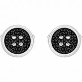 施华洛世奇/Swarovski 袖扣 Gentleman 袖扣, 灰色, 不锈钢 5352223