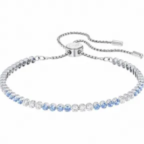 施华洛世奇/Swarovski 手链 Subtle 手链, 蓝色, 镀白金色 5382305