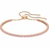 施华洛世奇/Swarovski 手链 Subtle 手链, 粉红色, 镀玫瑰金色 5382310