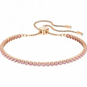 施华洛世奇/Swarovski 手链 Subtle 手链, 粉红色, 镀玫瑰金色 5382310