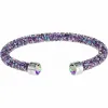 施华洛世奇/Swarovski 手镯 Crystaldust 阔手镯, 紫色, 不锈钢 5385820