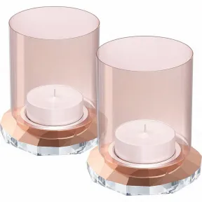 施华洛世奇/Swarovski 烛台 Allure烛台, 玫瑰金色 (一对) 5389486