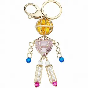 施华洛世奇/Swarovski 钥匙扣 Mary Katrantzou Nostalgia 钥匙吊坠, 镀金色 5415009