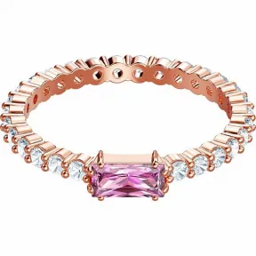 施华洛世奇/Swarovski 戒指 Vittore 戒指, 彩色设计, 镀玫瑰金色 5441208