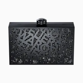 施华洛世奇/Swarovski 徽标蕾丝手袋 黑色 5517018