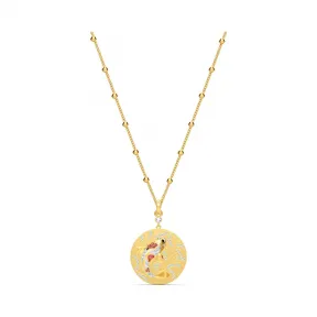 施华洛世奇/Swarovski Shine Fish 链坠 红色 镀金色调 5524187