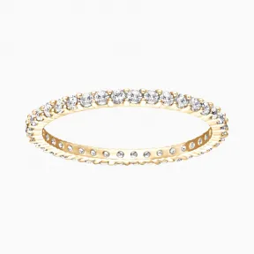 施华洛世奇/Swarovski Vittore 戒指, 白色, 镀金色调 5531162