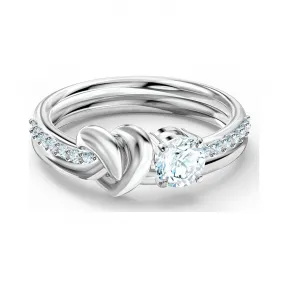 施华洛世奇/Swarovski Lifelong Heart 戒指 银色 镀铑 5535399