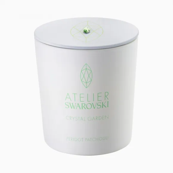 施华洛世奇/Swarovski 水晶花园蜡烛 绿色 橄榄石绿广cho香 5547119