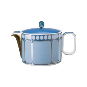 施华洛世奇/Swarovski Signum 茶壶  瓷器  小号  蓝色 5635557