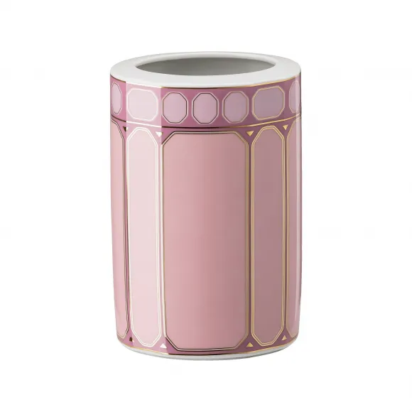 施华洛世奇/Swarovski Signum 花瓶  瓷器  小码  粉红色 5635561