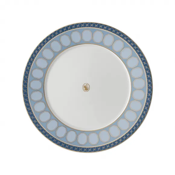 施华洛世奇/Swarovski Signum 餐碟  瓷器  蓝色 5648483