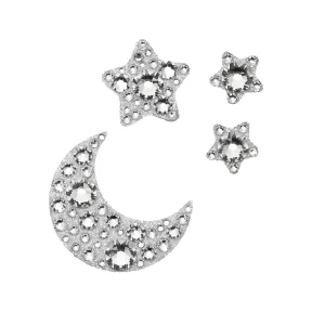 施华洛世奇/Swarovski 身体首饰  套装 (4)  月、星  白色 5668448