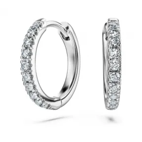 施华洛世奇/Swarovski 永恒圈形耳环 实验室种植钻石 0.2 克拉总重量 18K 白金 5699555