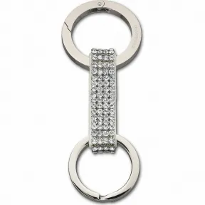 施华洛世奇/Swarovski 钥匙扣 Alice 钥匙扣, 白色, 不锈钢 860475