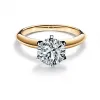蒂芙尼/Tiffany Tiffany® Setting 18K 金六爪镶嵌钻戒:经典订婚钻戒 17144464 