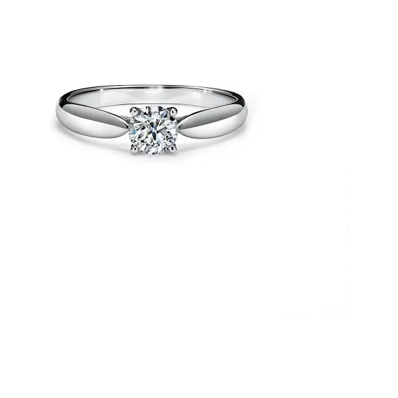 蒂芙尼/Tiffany Harmony® 铂金订婚戒指：平衡与优雅的研究 30273435 