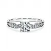 蒂芙尼/Tiffany Harmony™ 系列铂金镶钻戒圈订婚钻戒 32718825 