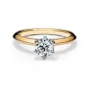 蒂芙尼/Tiffany Tiffany® Setting 18K 金六爪镶嵌钻戒:经典订婚钻戒 61232362 
