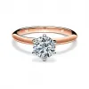蒂芙尼/Tiffany 18K玫瑰金 Tiffany® Setting:世上最具标志性的订婚戒指 61620095 